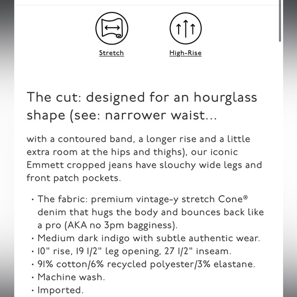 Madewell Petite Curvy Emmett Wide-Leg Jean Patch Pocket Edition - Picture 6 of 14